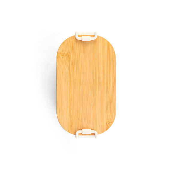 MAHLEB. Vzduchotěsná PP krabice s bambusovým víkem