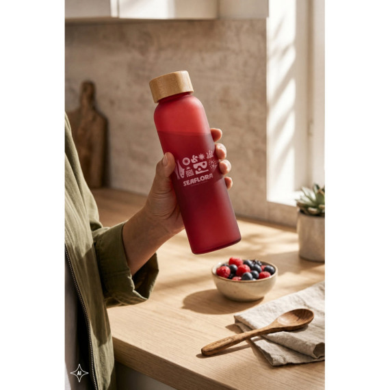 LILLARD GLASS. 520 ml láhev z matného skla