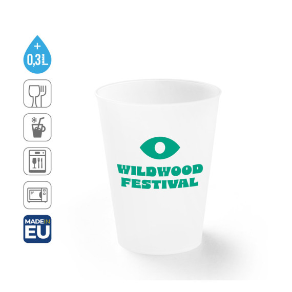 KANE S. Festivalový pohár z PP s objemem 330 Ml