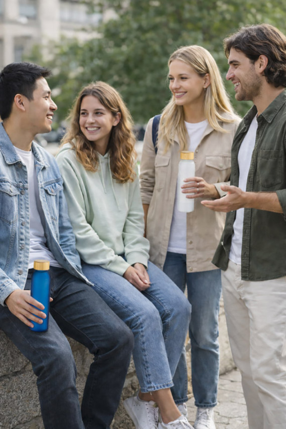 Recyklovaná skleněná láhev NILLO 500 ml