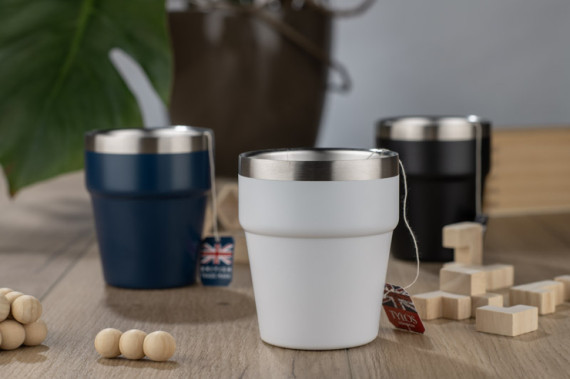 Hrnek z recyklované nerezové oceli MAKEL 300 ml