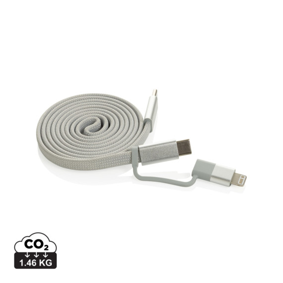 Ultra tenký magnetický nabíjecí kabel 60W 2 v 1