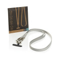 Crossbody lanyard Nivo RCS z recyklovaného PET