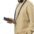 Crossbody lanyard Nivo RCS z recyklovaného PET