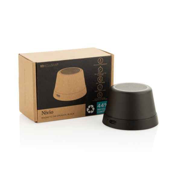 Reproduktor Nivio RCS z recyklovaného hliníku magnetický 5W