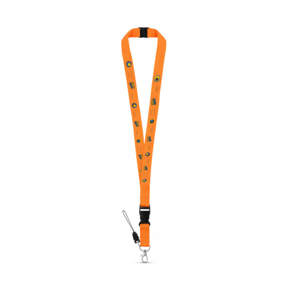 MURRAY. Polyesterová šňůrka s kovovou karabinou