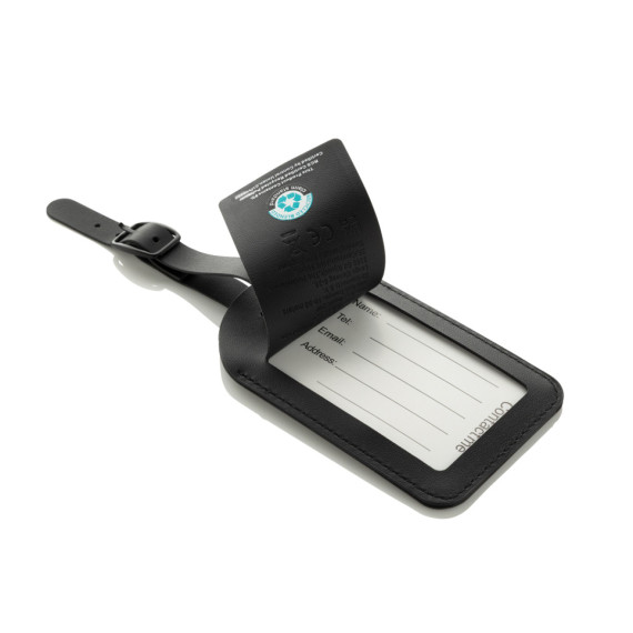 Zavazadlový štítek Globefind Dual s lokátorem po světě z RCS