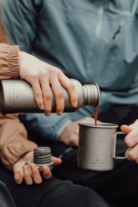 Titanový kelímek Nordic Drift Trail Ultra Light 450ml