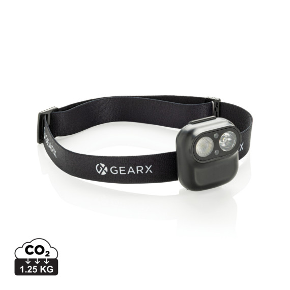 Čelovka Gear X RCS z recykl. plastu s pohybovým senzorem