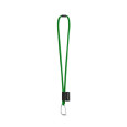 SET Lanyard TUBE Long (Ø 7 mm) s karabinou ve tvaru D 55 mm a bezpečnostní sponou Ø 7 mm