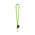 SET Lanyard TUBE Long (Ø 7 mm) s karabinou ve tvaru D 55 mm a bezpečnostní sponou Ø 7 mm