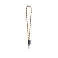 WISBECH. SET Lanyard TUBE Long (Ø 7 mm) s karabinou 9 mm a bezpečnostní sponou Ø 7 mm