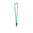 WISBECH. SET Lanyard TUBE Long (Ø 7 mm) s karabinou 9 mm a bezpečnostní sponou Ø 7 mm