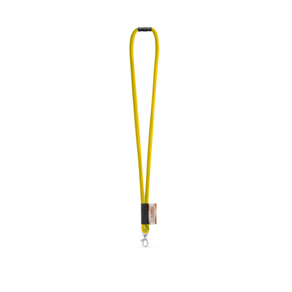 WISBECH. SET Lanyard TUBE Long (Ø 7 mm) s karabinou 9 mm a bezpečnostní sponou Ø 7 mm