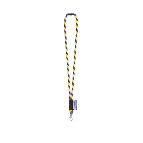 WISBECH. SET Lanyard TUBE Long (Ø 7 mm) s karabinou 9 mm a bezpečnostní sponou Ø 7 mm