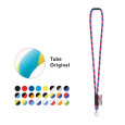 WISBECH. SET Lanyard TUBE Long (Ø 7 mm) s karabinou 9 mm a bezpečnostní sponou Ø 7 mm