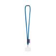 WATFORD. SET Lanyard TUBE Long (Ø 7 mm) s karabinou 9 mm, bezpečnostní sponou Ø 7 mm a pevným pouzdrem na odznak/kartu 91 x 68 mm