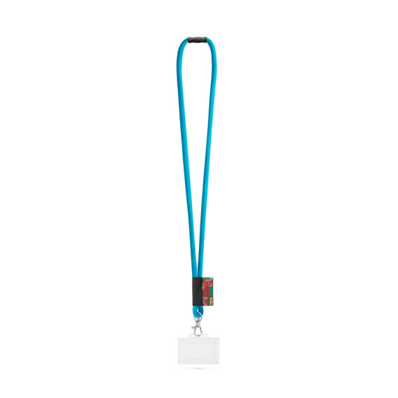WATFORD. SET Lanyard TUBE Long (Ø 7 mm) s karabinou 9 mm, bezpečnostní sponou Ø 7 mm a pevným pouzdrem na odznak/kartu 91 x 68 mm