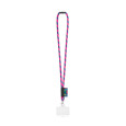 WATFORD. SET Lanyard TUBE Long (Ø 7 mm) s karabinou 9 mm, bezpečnostní sponou Ø 7 mm a pevným pouzdrem na odznak/kartu 91 x 68 mm