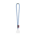 WATFORD. SET Lanyard TUBE Long (Ø 7 mm) s karabinou 9 mm, bezpečnostní sponou Ø 7 mm a pevným pouzdrem na odznak/kartu 91 x 68 mm