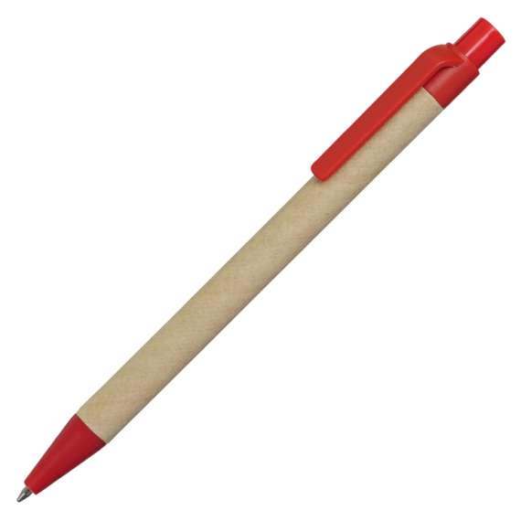 ECO PEN kuličkové pero, bílá/hnědá