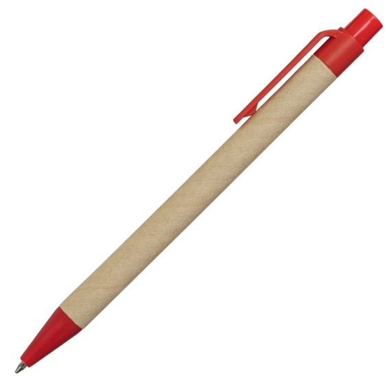 ECO PEN kuličkové pero, bílá/hnědá