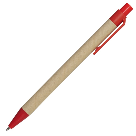 ECO PEN kuličkové pero, bílá/hnědá