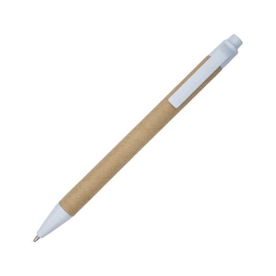 ECO PEN kuličkové pero, bílá/hnědá