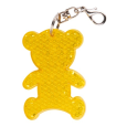 TEDDY RING reflexní přívěsek na klíče, světle žlutá
