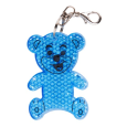 TEDDY RING reflexní přívěsek na klíče, světle žlutá