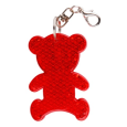 TEDDY RING reflexní přívěsek na klíče, světle žlutá
