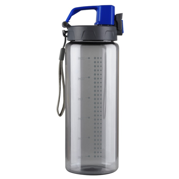 FEELSOGOOD sportovní lahev 700 ml, černá/šedá