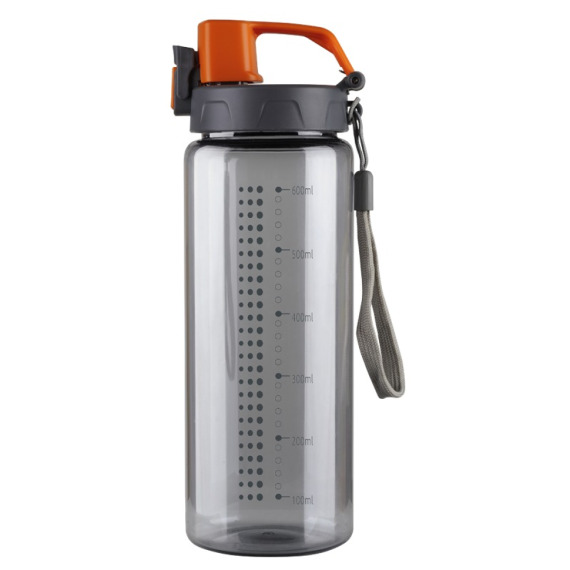 FEELSOGOOD sportovní lahev 700 ml, černá/šedá