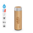 NATUREL. Bambusová a nerezová (90% recyklace) termoska 430 ml