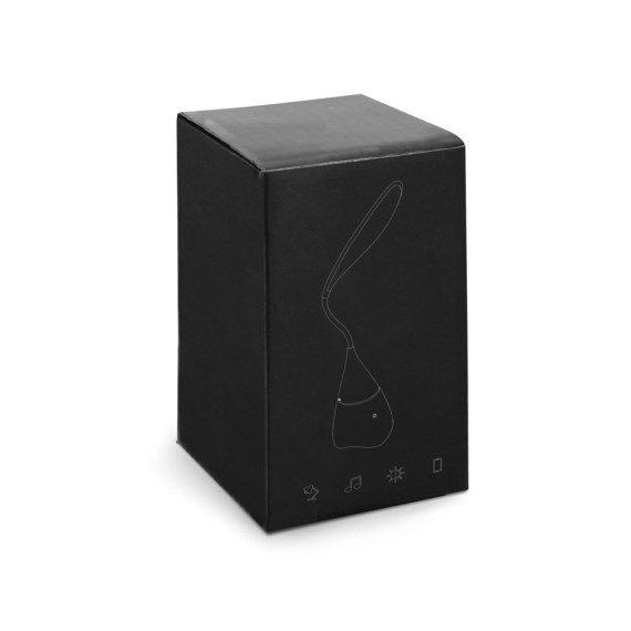 GRAHAME. Přenosná stolní lampa s reproduktorem a 5hodinovou výdrží baterie z recyklovaného ABS (100% rABS)