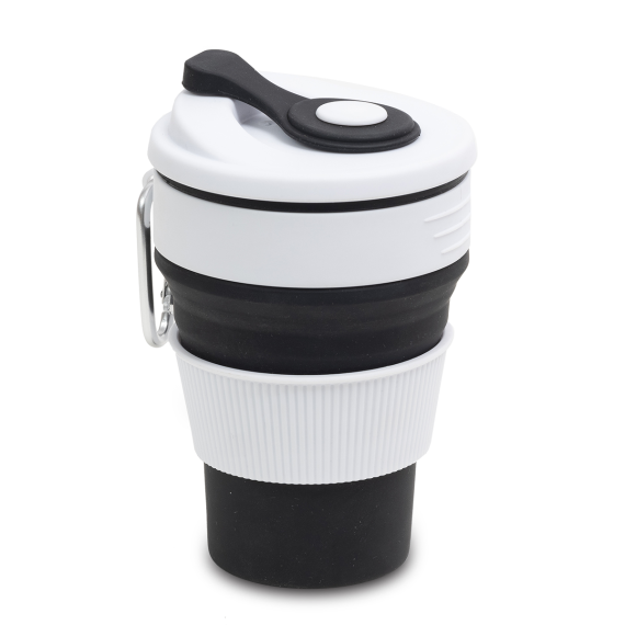 FLEXI skládací silikonový hrnek 350 ml, modrá