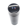 FALCO termoska 420 ml s teploměrem, bílá