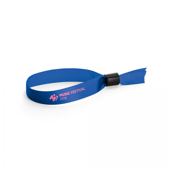 SECCUR. Saténový náramek s bezpečnostní sponou