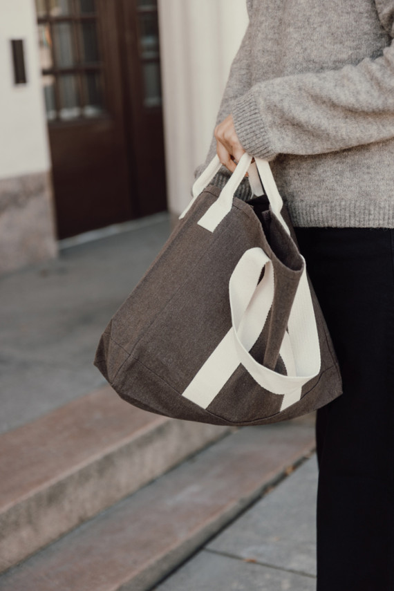 Plážová taška BEAU AWARE™ z recyklovaného plátna 400 gsm