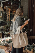 Plážová taška BEAU AWARE™ z recyklovaného plátna 400 gsm