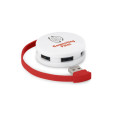 GARDNER. HUB s kabelem a 4 USB-A porty z ABS