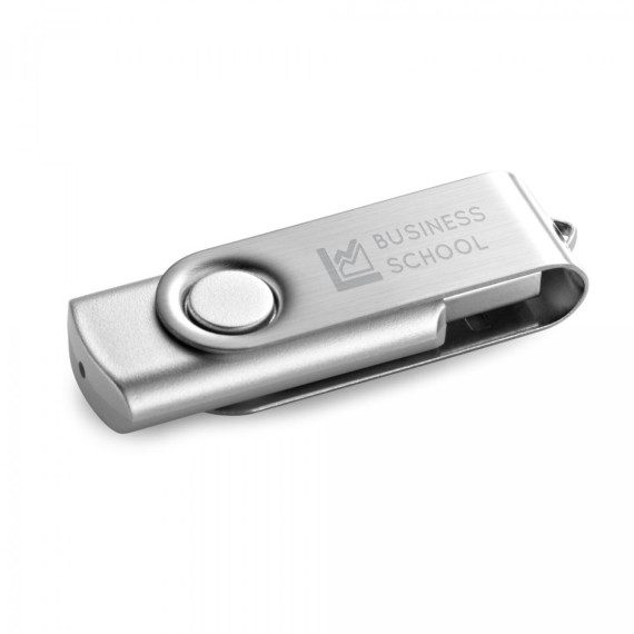 CLAUDIUS 4GB. 4 GB USB flash disk s kovovým klipem