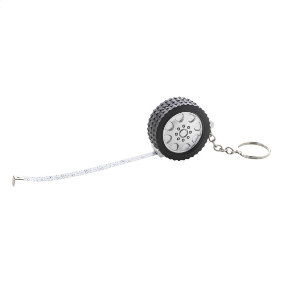 Wheel přívěšek na klíče s metrem