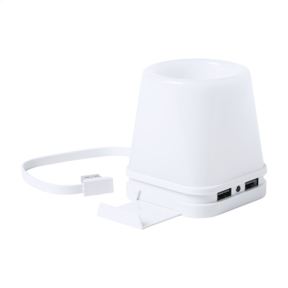 Lumeo stojánek na pera s USB hubem