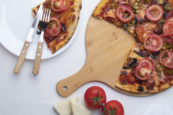 Naples prkénko na krájení pizzy