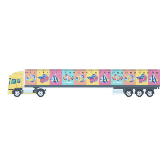 Trucker 30 30 cm pravítko, kamion