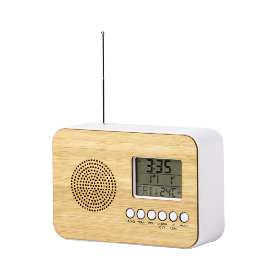 Bordio stolní rádio s hodinami