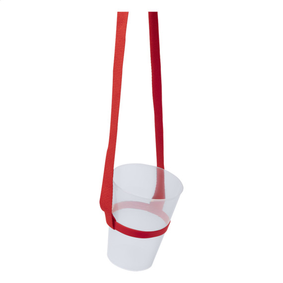 Lancup lanyard s držákem na láhve