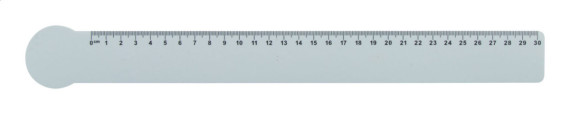 Couler 30 30 cm pravítko, srdce