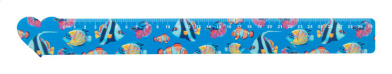 Couler 30 30 cm pravítko, srdce